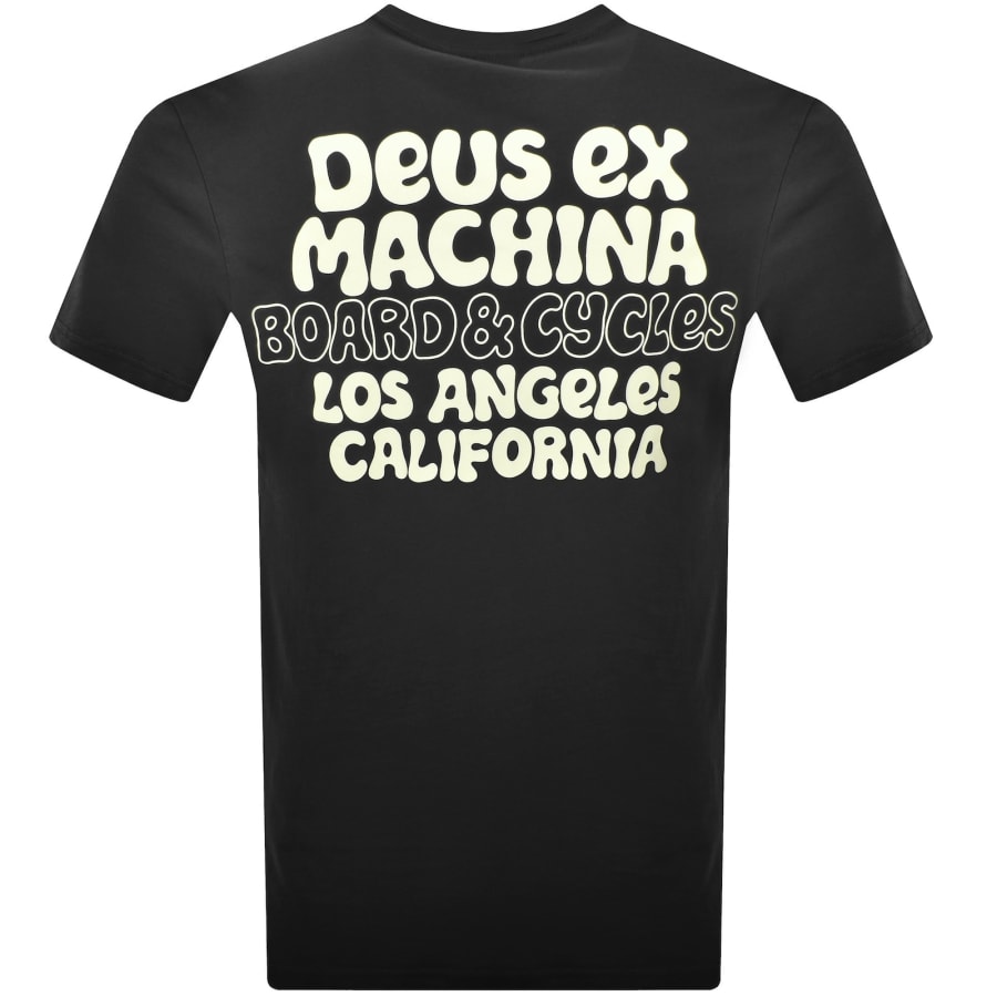 Deus Ex Machina☆SQUEAK TEE ロゴバックプリント 半袖Tシャツ Deus Ex Machina Squeak T Shirt Black | Mainline Menswear